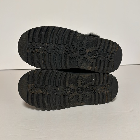 SO Sofia Girls Chestnut Brown‎ Faux Fur Sherpa Style Boot Size 12 - Picture 6 of 8